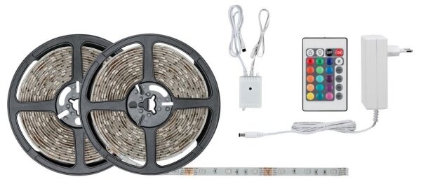 Paulmann 78980 - Striscia LED RGB/28W dimmerabile SIMPLED 10m 230V + TC