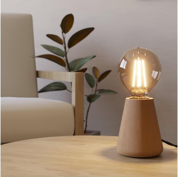 Eglo 44014 - Lampada da tavolo ASBY 1xE27/40W/230V beige