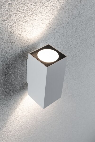 Paulmann 94330 - 2xLED/2,8W IP44 Applique da esterno FLAME 230V bianca