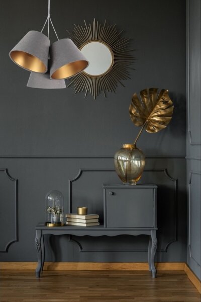 Lampadario a sospensione AMBROSIA 3xE27/60W/230V