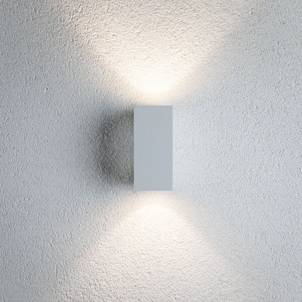 Paulmann 94330 - 2xLED/2,8W IP44 Applique da esterno FLAME 230V bianca