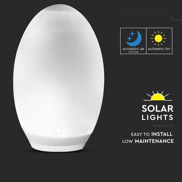 Lampada solare decorativa LED RGB 0,2W/1xAA IP44 500 mAh
