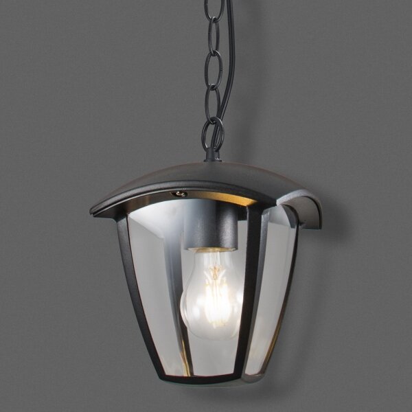 Brilagi - Lampada a sospensione da esterno LED LUNA 1xE27/60W/230V IP44