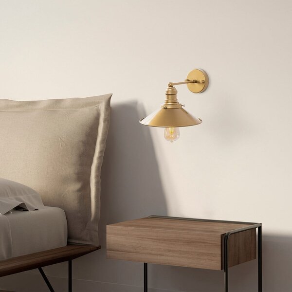 Lampada da parete color oro ø 24 cm Conical - Opviq lights