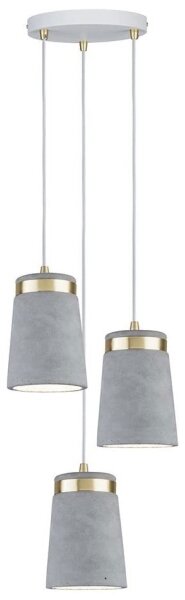 Paulmann 79627 - Lampadario a sospensione con filo NORELL 3xE27/20W/230V