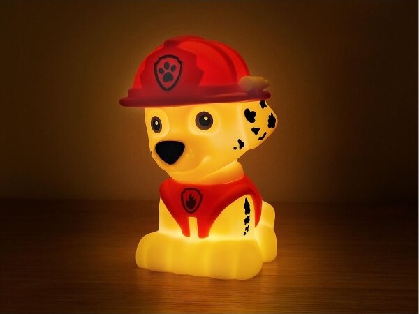 MegaLight - LED Dimmerabile ricaricabile per bambini lampada PAW PATROL MARSHALL LED/5V
