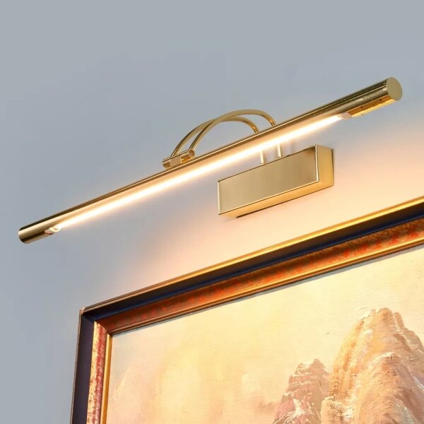 Searchlight 8343PB - Lampada LED per quadri LED/14W/230V oro