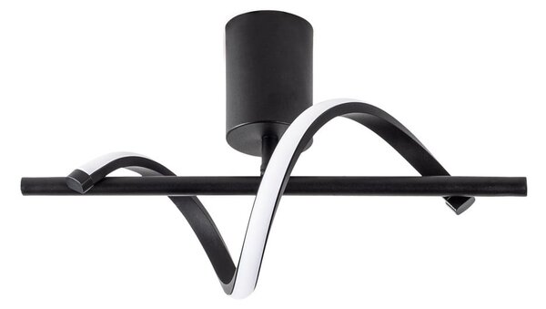 Plafoniera LED nera 7x41 cm Likma – Opviq lights