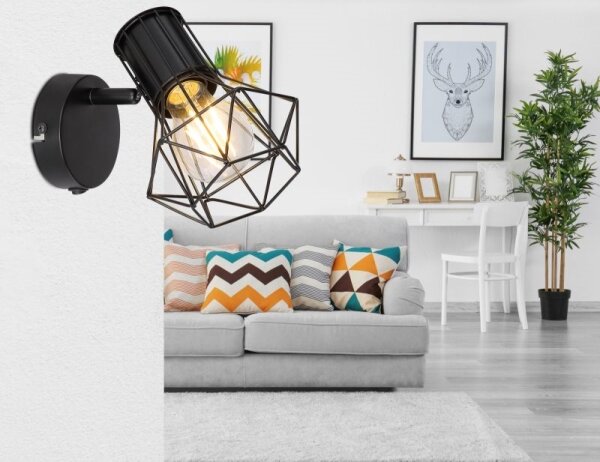 Globo 54017-1 - Luce Spot da parete PRISKA 1xE27/40W/230V
