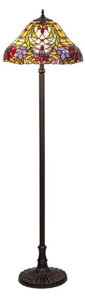 Rabalux 8088 - Lampada da terra Tiffany in vetro colorato MIRELLA 2xE27/60W/230V