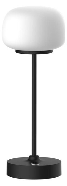 Lampada da tavolo LED dimmerabile con funzione Touch RIMINI LED/2W/5V USB 2000 mAh nero/bianco