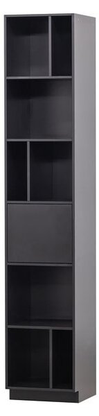 Libreria modulare in legno di pino nero 40x210 cm Finca - WOOOD