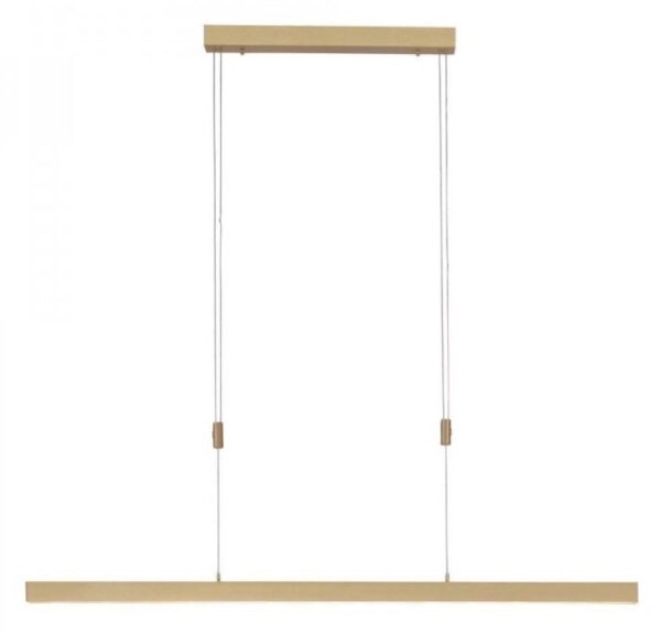 Paul Neuhaus 2568-60 - Lampadario a sospensione con filo LED dimmerabile ADRIANA LED/14W/230V ottone