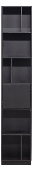 Libreria modulare in legno di pino nero 40x210 cm Finca - WOOOD