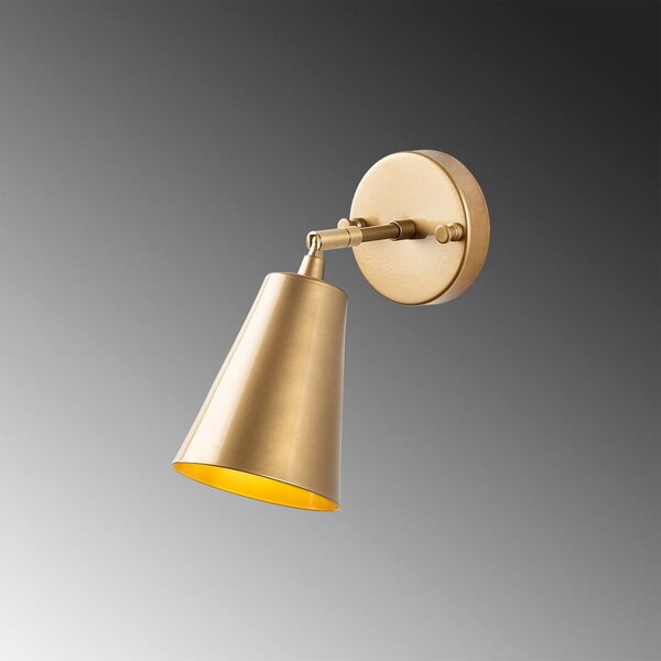 Lampada da parete dorata ø 10 cm Evander – Opviq lights
