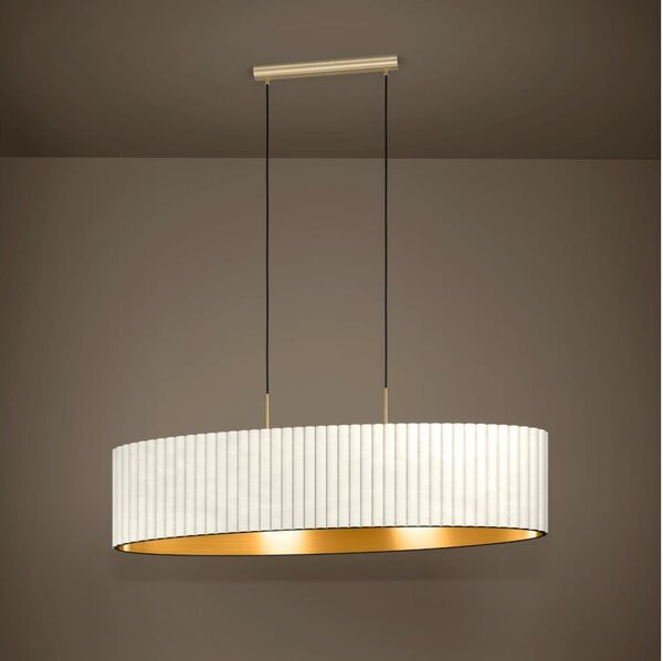 Eglo 39764 - Lampadario su filo TAMARESCO 2xE27/40W/230V bianco