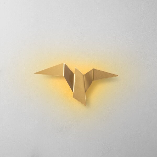 Lampada da parete LED dorata Pacali – Opviq lights