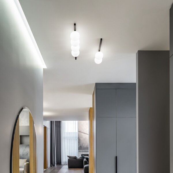 Ideal Lux - Plafoniera LED BINOMIO 4xG9/3W/230V nero