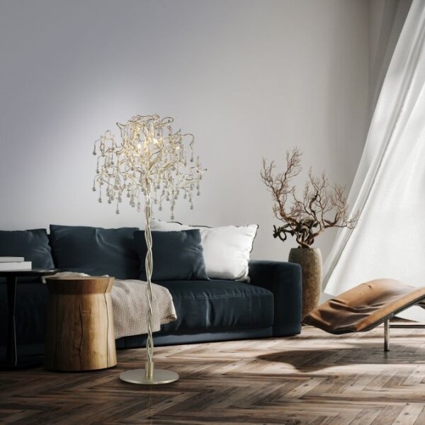Paul Neuhaus 232-55 - Lampada con piedistallo ICICLE 5xG9/40W230V cromo