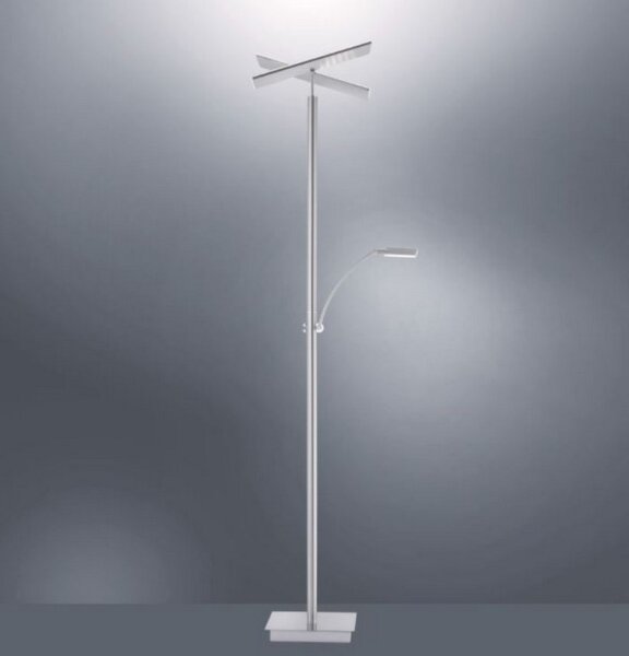 Paul Neuhaus 687-55 - Lampada da terra dimmerabile a LED ARTUR 2xLED/27W + LED/6W