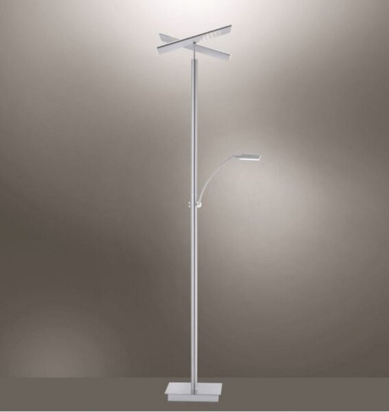 Paul Neuhaus 687-55 - Lampada da terra dimmerabile a LED ARTUR 2xLED/27W + LED/6W