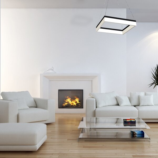 Lampada a sospensione LED su cavo NERO LED/32W/230V