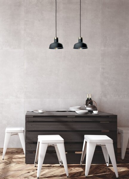 Lampadario a sospensione con filo HEBE 2xE27/60W/230V nero