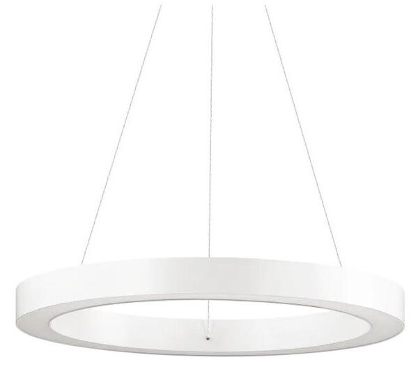 Ideal Lux - Lampadario LED a sospensione con filo ORACLE LED/28W/230V 3000K diametro 50 cm CRI 90 bianco