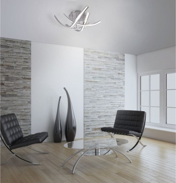 Paul Neuhaus 6474-55 - Lampadario LED dimmerabile da superficie LINDA 4xLED/7W/230V