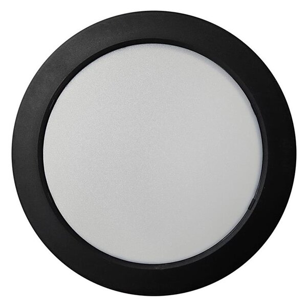 Plafoniera LED ROUND LED/18W/230V 4000K diametro 21,7 cm nero