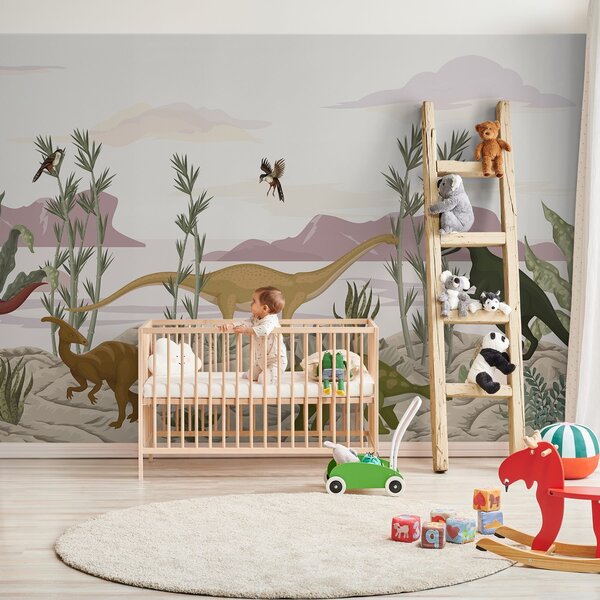 Carta da parati Dinosauri, Carta da parati per Bambini, Carta da parati i Dinosauri, w03562 : Uwalls.it