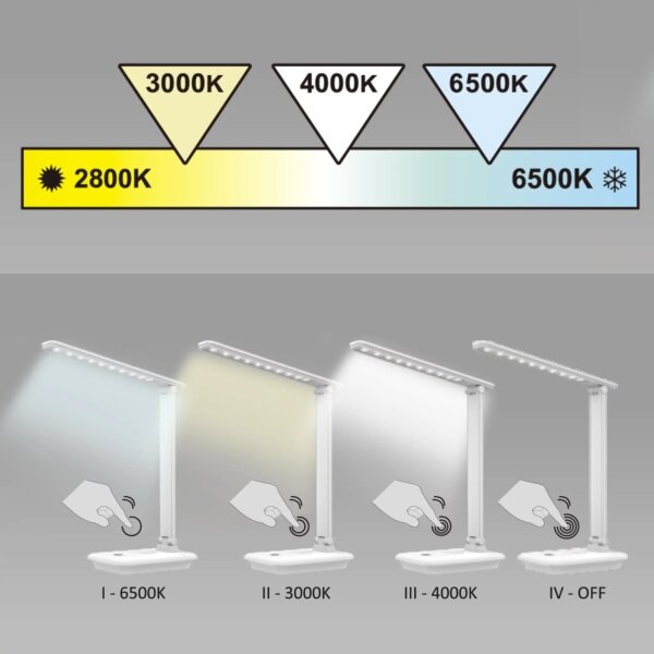 Lampada da tavolo LED dimmerabile con funzione Touch VINTO LED/8W/230V nero