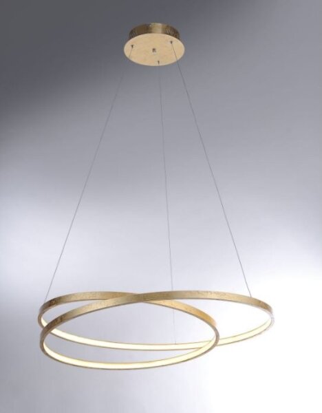 Paul Neuhaus 2474-12 - Lampadario LED dimmerabile su filo ROMAN LED/40W/230V dorato
