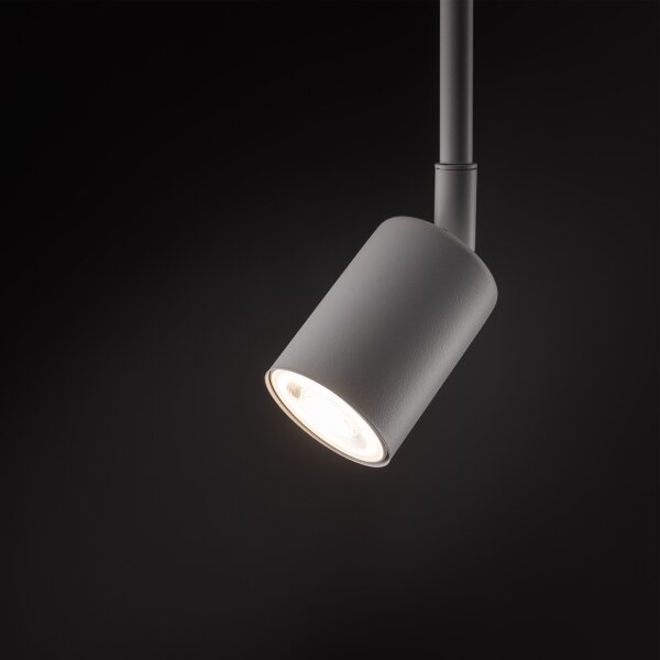 Lampadario a sospensione con supporto rigido per sistema a binario TOP 1xGU10/10W/230V bianco