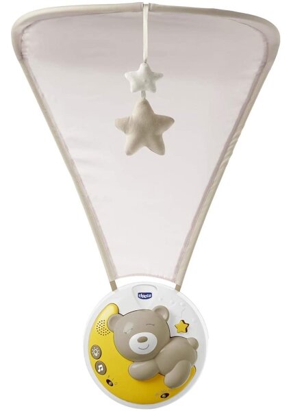 Chicco - Proiettore per culla con melodia 3in1 NEXT2MOON 3xAA grigio