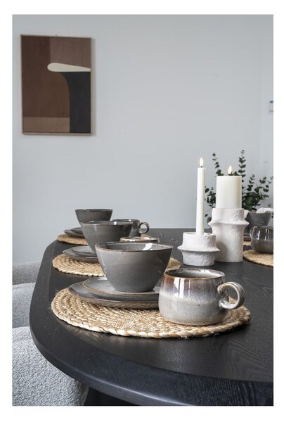 Set di 4 ciotole in gres grigio da 1,5 l Selma - House Nordic