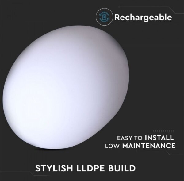 Lampada LED RGB dimmerabile per esterni LED/1W/5V 1000 mAh 20cm IP67 + TC