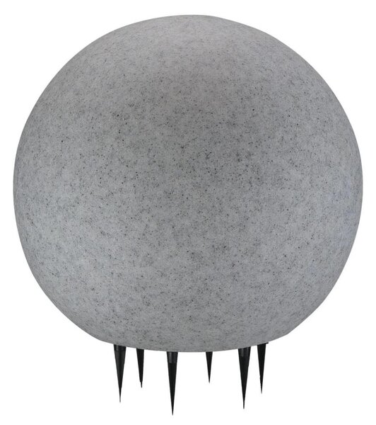 Lampada da esterno ARGENTO 1xE27/15W/230V diametro 40 cm IP65 grigio