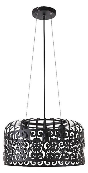 Rabalux 2158 - Lampadario ALESSANDRA 3xE27/60W/230V nero