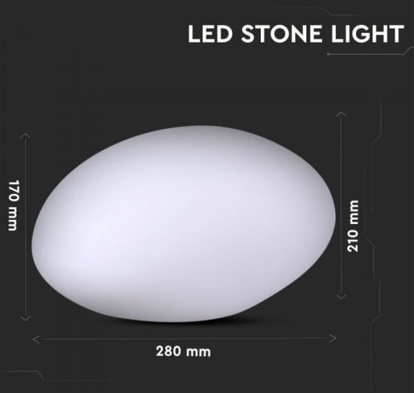 Lampada LED RGB dimmerabile per esterni LED/1W/5V 28cm IP67 1000 mAh+ TC