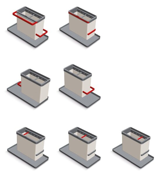 Organizzatore di prodotti per la pulizia Tidytex - Metaltex