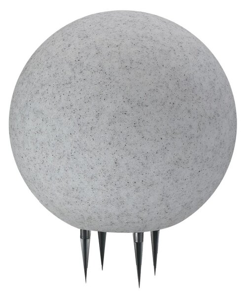 Lampada da esterno ARGENTO 1xE27/15W/230V diametro 30 cm IP65 grigio