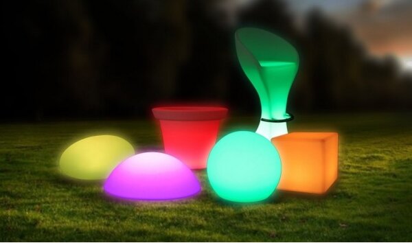 Lampada LED RGB dimmerabile per esterni LED/1W/5V 1000 mAh 20cm IP67 + TC