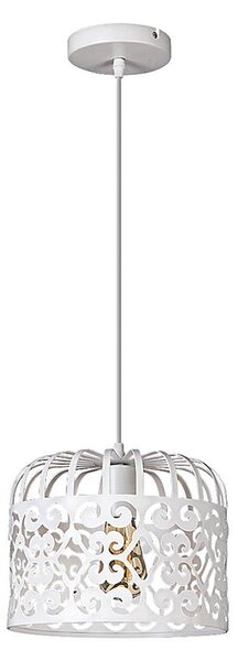 Rabalux 2161 - Lampadario ALESSANDRA 1xE27/60W/230V bianco