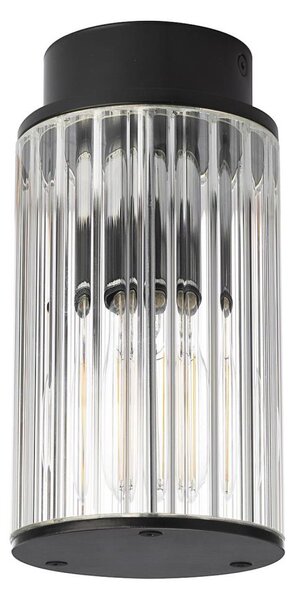 Argon 8773 - Plafoniera da esterno NORFOLK 1xE27/15W/230V IP44 nero