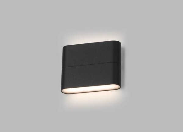 LED2 - Applique LED da esterno FLAT 2xLED/3W/230V antracite IP54