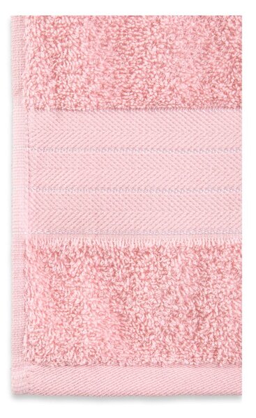 Set di 2 asciugamani in spugna di cotone rosa 70x140 cm - Good Morning