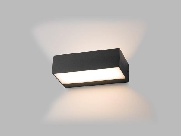 LED2 - Applique LED da esterno KVADER LED/9W/230V IP54