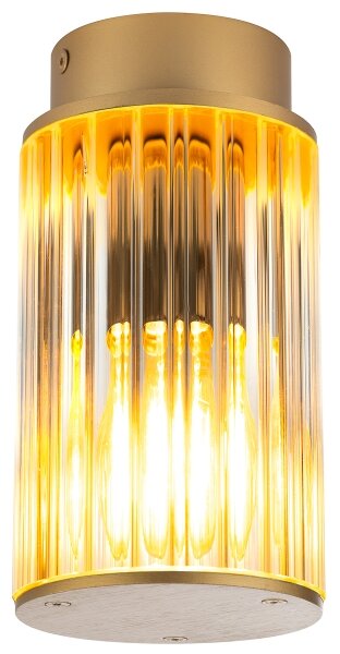 Argon 8774 - Plafoniera da esterno NORFOLK 1xE27/15W/230V IP44 oro