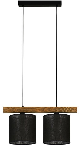 Brilagi - Lampadario a sospensione con filo FOREST 2xE27/15W/230V pino/nero